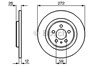 Диск тормозной задний 0986479064 BOSCH