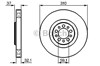 Передний тормозной диск 0986479168 BOSCH