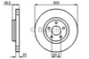 Передний тормозной диск 0986479171 BOSCH