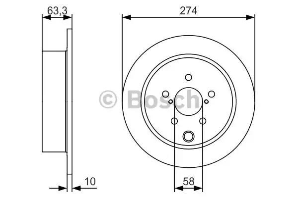 0986479634 BOSCH Тормозные диски купить в Хмельницкий