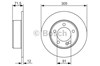 Тормозной диск 0986479714 BOSCH