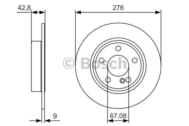 0986479A03 BOSCH Тормозные диски купить в Одесса