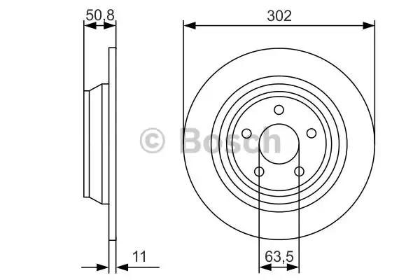 0986479D37 BOSCH Тормозные диски купить в Ровно