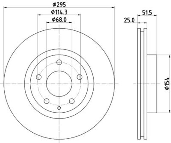 BOSCH 0986479D71 Передние тормозные диски в наличии Сумы