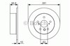 Задний дисковый тормоз 0986479R06 BOSCH