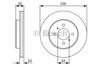 Передний тормозной диск 0986479R18 BOSCH