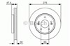 Передний тормозной диск 0986479R26 BOSCH