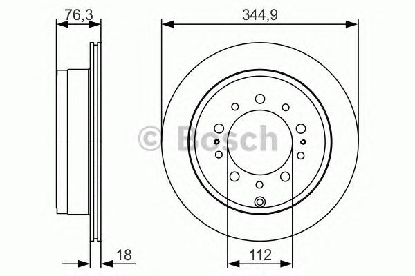 0986479R32 BOSCH Тормозные диски купить в Черкассы