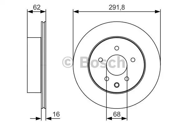 0986479S31 BOSCH Тормозные диски купить в Запорожье