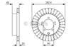 Тормозной диск 0986479V40 BOSCH