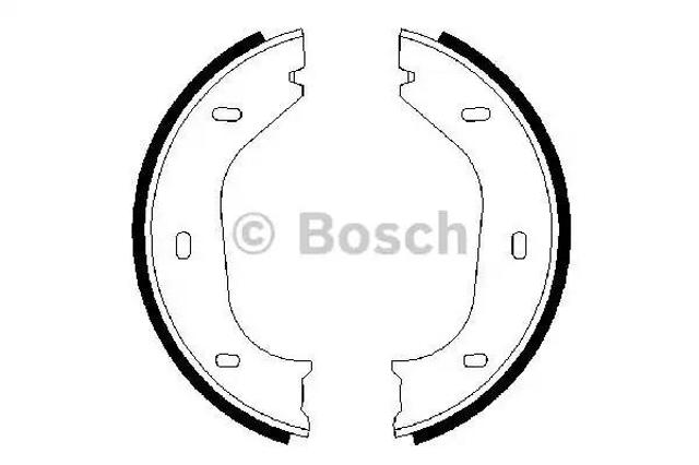 Барабанные колодки 0986487202 BOSCH
