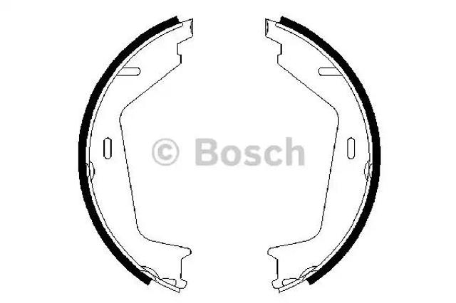Колодки ручника 0986487623 BOSCH