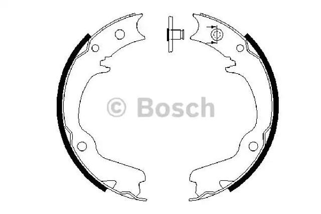 0986487681 BOSCH Колодки ручника купить в Ужгород