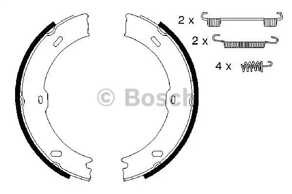 BOSCH 0986487720 Колодки ручника в наличии Сумы