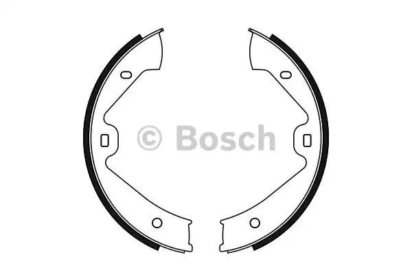 Колодки ручника 0986487755 BOSCH