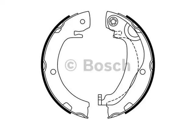 Тормозные колодки ручника 0986487763 BOSCH