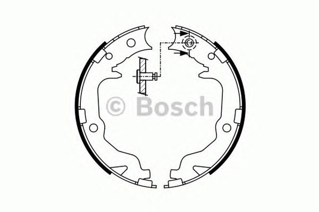 BOSCH 0986487766 Колодки ручника (стояночного тормоза) в наличии Хмельницкий