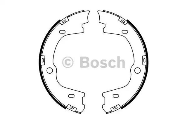 Колодки стояночного тормоза 0986487778 BOSCH
