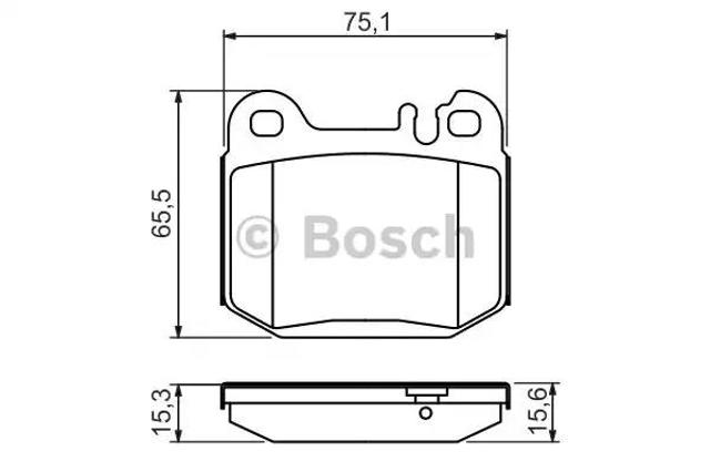 BOSCH 0986494410 Задние тормозные колодки в наличии Житомир