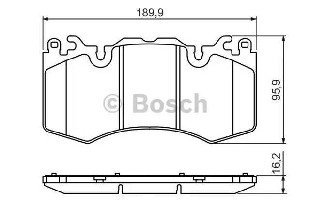 0986494440 BOSCH Передние тормозные колодки купить в Чернигов