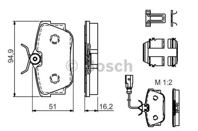 Колодки тормозные дисковые комплект Ford Galaxy I VY
