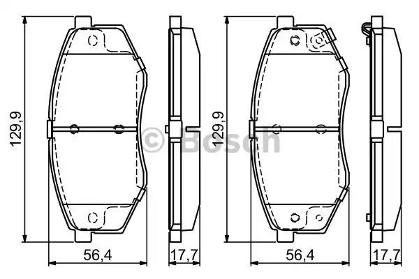 BOSCH 0986494692 Передние тормозные колодки в наличии Харьков