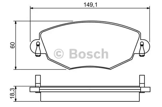 Колодки передние Ford Mondeo III