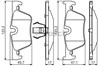 Колодки тормозные дисковые комплект 0986495289 BOSCH