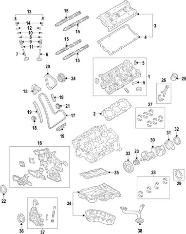 Полукольцо упорное (разбега) коленвала, STD, комплект 1101131080 TOYOTA