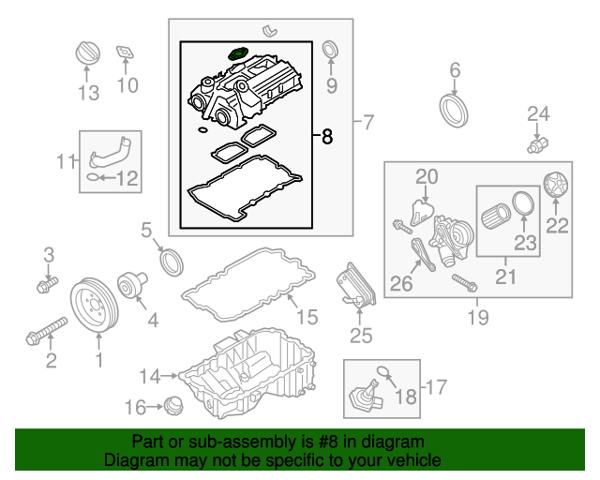 BMW 11127588418 Прокладка клапанной крышки в наличии Запорожье