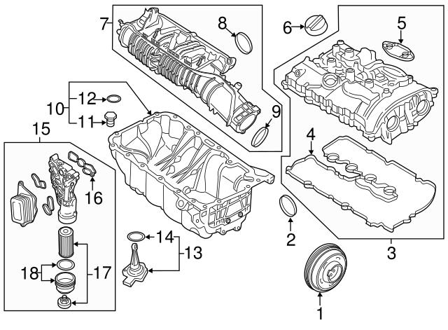 Масляный фильтр 11428570590 BMW