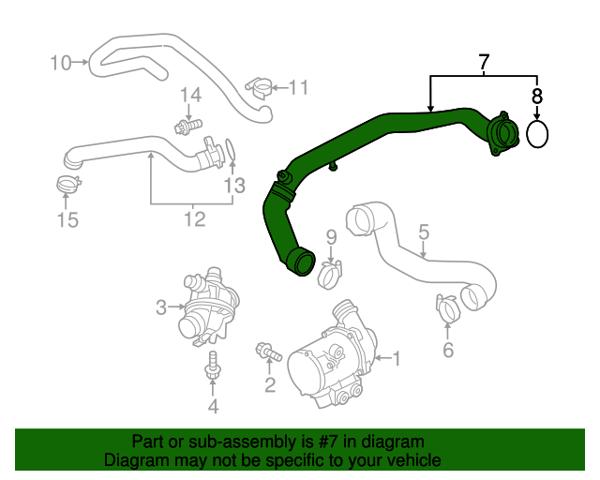 BMW 11537585023 Шланг (патрубок) системы охлаждения в наличии Ровно