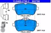 Колодки дисковые  13046027802 ATE