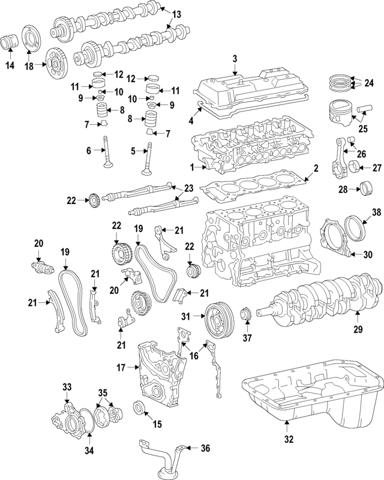 Звездочка привода распредвала двигателя 1306375011 TOYOTA