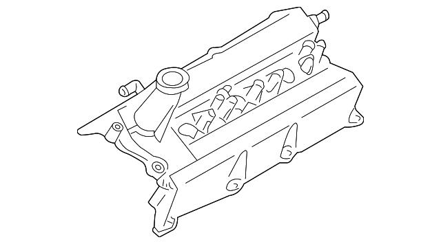 Крышка клапанная, левая 13264JA10B NISSAN