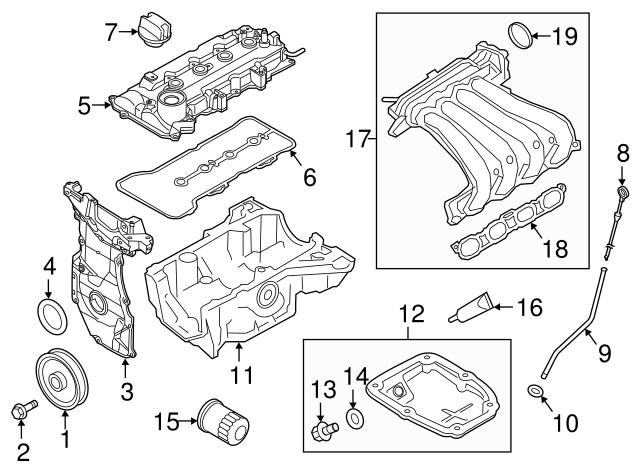 Прокладка крышки клапана 132701KT0A NISSAN