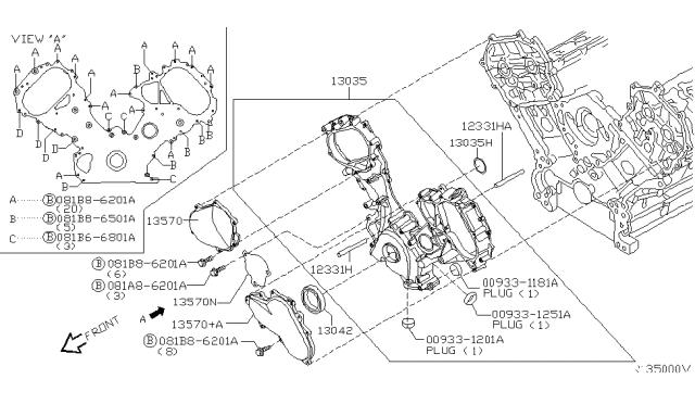 135100Z400 Сальник коленвала купить Павлоград