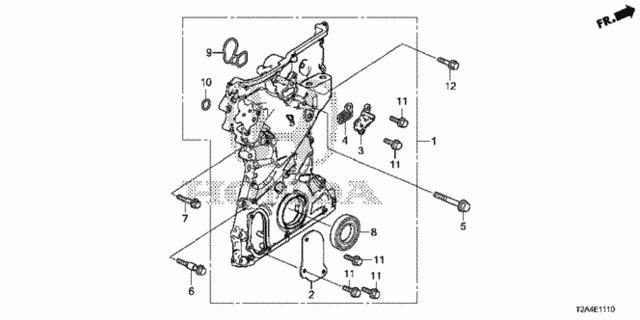 Уплотнительные кольца свечных каналов 158455A2A01 HONDA