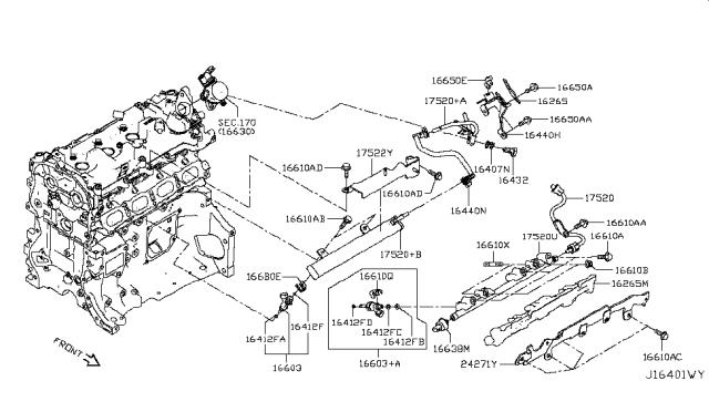 16618AX200 NISSAN Кольцо форсунки купить в Николаев