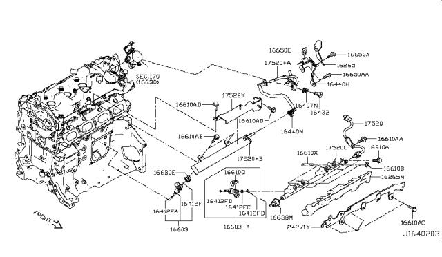 NISSAN 16618AX200 Кольцо форсунки в наличии Ровно