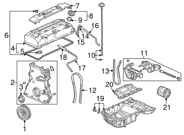 Прокладка клапана вентиляции картера 17139PK1000 HONDA