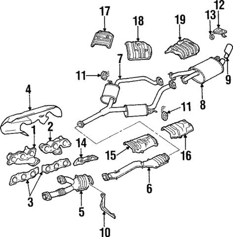 TOYOTA 1717346020 Прокладка выпускного коллектора в наличии Ужгород