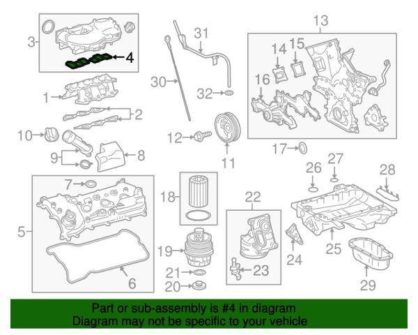 1717631130 TOYOTA Прокладка впускного коллектора верхняя купить в Ужгород
