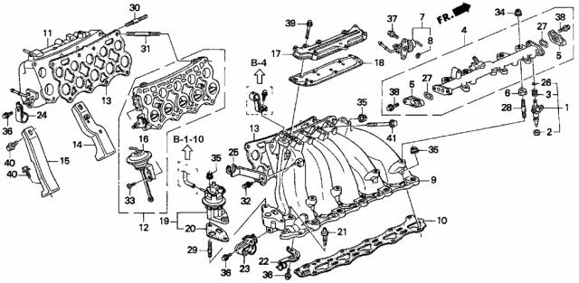 18715PB2000 HONDA Прокладка EGR-клапана рециркуляции купить в Харьков