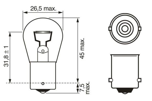 BOSCH 1987302201 Лампочка в наличии Днепр