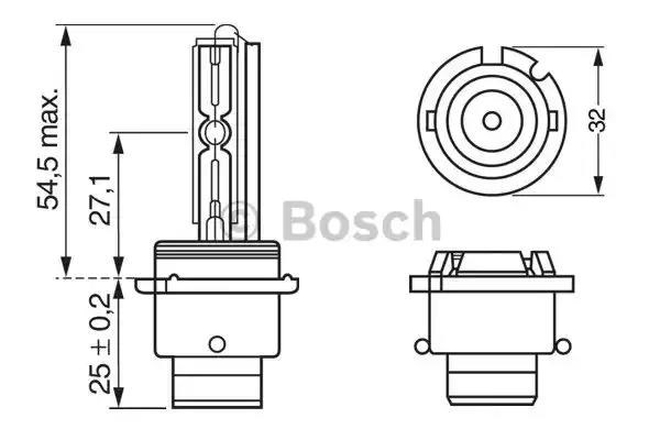1987302904 BOSCH Лампочка ксеноновая купить в Ровно