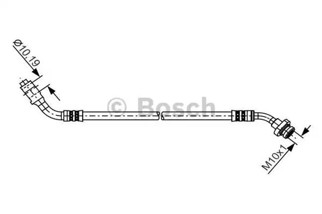 BOSCH 1987481227 Шланг тормозной передний правый в наличии Тернополь