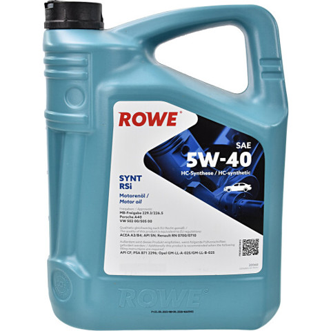 Масло автомобильное 20068005099 ROWE