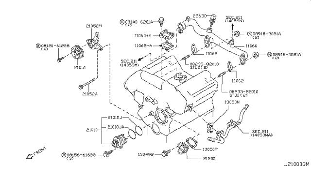 NISSAN 212004W01B Термостат в наличии Черновцы