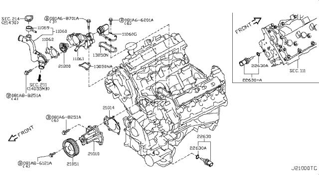 21200JK20A NISSAN Термостат купить в Харьков